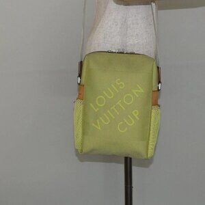 LOUIS VUITTON Damier Geant LV Cup Weatherly Bag Yellow